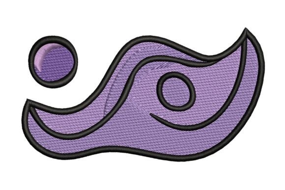 Abstract Wave and Dot Embroidery Review