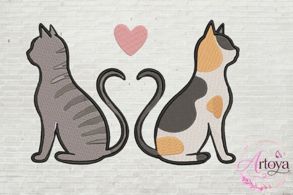 Cat Love Embroidery Design Review for Gift Makers