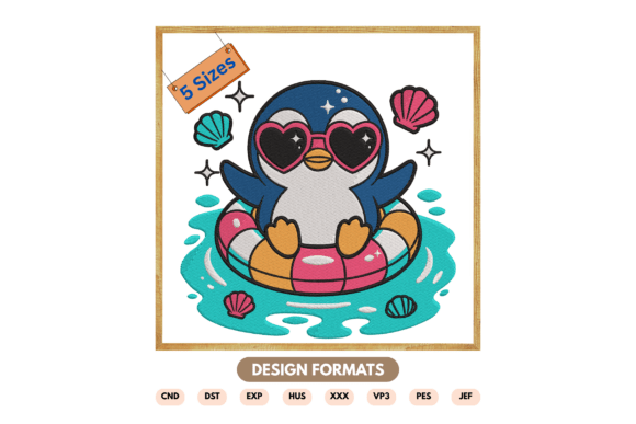 Cute Penguin Summer Embroidery Design Review