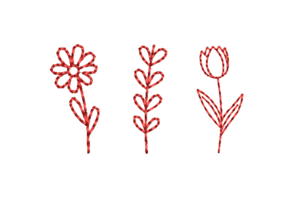 Floral Line Art Embroidery Bundle Review