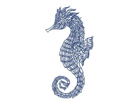 Mandala Seahorse Embroidery Review for Handmade Gifts