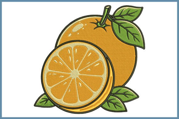 Orange Fruit Embroidery Design Review