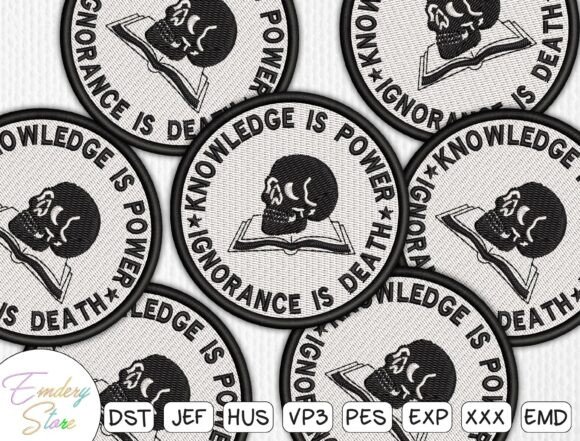 Skull Quote Patch Embroidery Design Review
