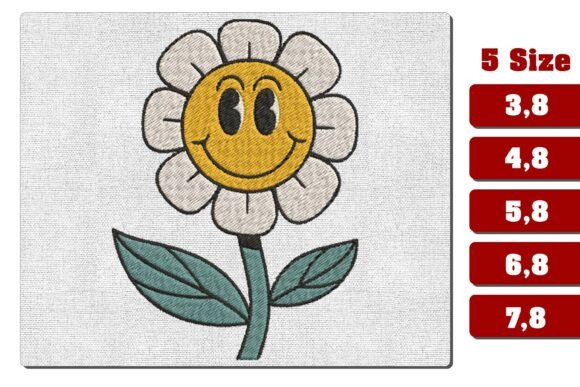 Smiley Daisy Machine Embroidery Design Review