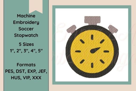 Soccer Stopwatch Embroidery Review