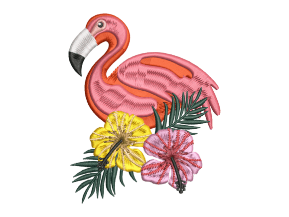 Tropical Flamingo Embroidery Design Review
